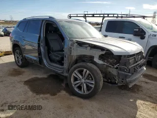 2019 Volkswagen Atlas SEL R-Line with VIN 1V2RR2CA9KC550679, listed as a Copart auction lot 50596155 with 85,482 mi miles and Salvage title. Bid and sale history available at DreamBid. Image 4.