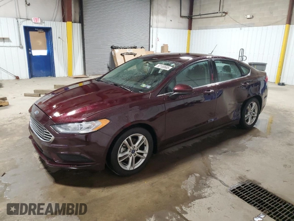 2018 Ford Fusion SE with VIN 3FA6P0HDXJR212926, listed as a Copart auction lot 52100685 with 75,213 mi miles and Salvage Title. Bid and sale history available at carsss.com. Image 1.