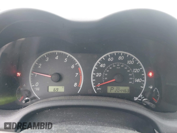 2013 Toyota Corolla L with VIN 5YFBU4EE9DP210262, listed as a IAAI auction lot 42209025 with 204,463 mi miles and . Bid and sale history available at DreamBid. Image 7.