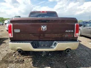 2015 Ram 1500 Laramie Limited with VIN 1C6RR7WM7FS668236, listed as a Copart auction lot 58981325 with 53,099 mi miles and Salvage title. Bid and sale history available at DreamBid. Image 6.