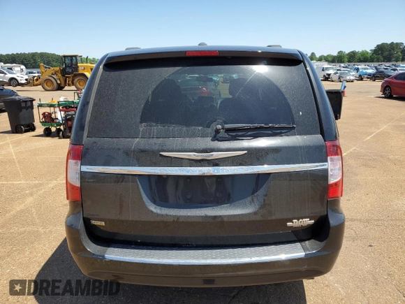 2016 Chrysler Town & Country Touring with VIN 2C4RC1BG8GR110695, listed as a Copart auction lot 53125305 with 75,752 mi miles and Salvage Title. Bid and sale history available at carsss.com. Image 6.
