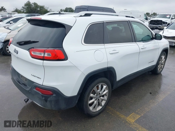 2014 Jeep Cherokee Limited with VIN 1C4PJLDS9EW225899, listed as a IAAI auction lot 41570392 with 226,226 mi miles. Bid and sale history available at carsss.com. Image 4.