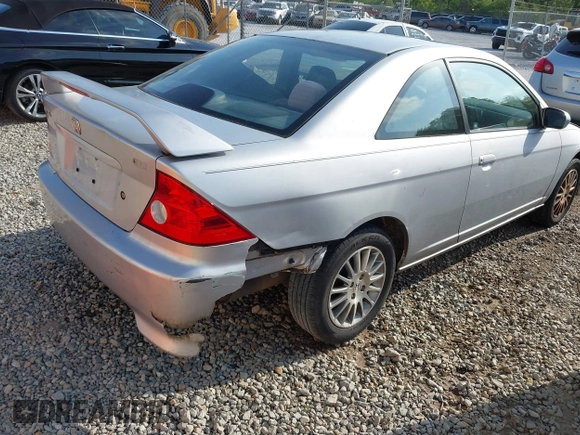 2005 Honda Civic Cpe EX with VIN 1HGEM22925L014751, listed as a IAAI auction lot 42122519 with 207,038 mi miles. Bid and sale history available at carsss.com. Image 4.