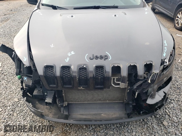 2017 Jeep Cherokee Sport with VIN 1C4PJLAS2HW652382, listed as a Copart auction lot 63910224 with 80,855 mi miles and Salvage title. Bid and sale history available at DreamBid. Image 12.