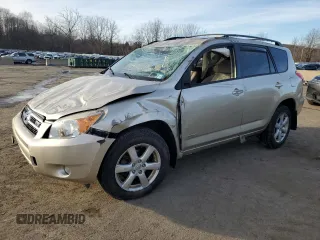 2006 Toyota RAV4 Limited with VIN JTMBK31V266008010, listed as a Copart auction lot 43575985 with 154,505 mi miles and Salvage Title. Bid and sale history available at carsss.com. Image 1.