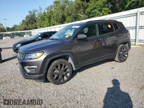 2021 Jeep Compass 80th Anniversary with VIN 3C4NJCEB1MT603899, listed as a Copart auction lot 58084775 with 69,461 mi miles and Non repairable. Bid and sale history available at DreamBid. Image 1.