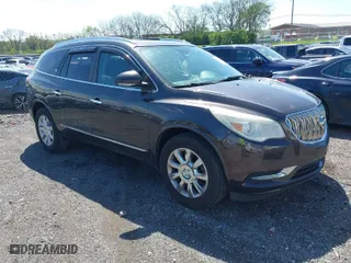 2015 Buick Enclave Leather with VIN 5GAKRBKDXFJ180084, listed as a IAAI auction lot 41970933 with 200,583 mi miles. Bid and sale history available at carsss.com. Image 1.