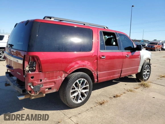 2017 Ford Expedition EL XLT with VIN 1FMJK1JT4HEA47393, listed as a Copart auction lot 76103664 with 160,582 mi miles and Salvage Title. Bid and sale history available at carsss.com. Image 3.