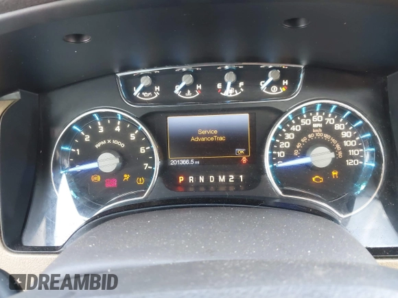 2011 Ford F-150 XL with VIN 1FTFW1EF5BFA12124, listed as a IAAI auction lot 42152233 with 201,366 mi miles and . Bid and sale history available at DreamBid. Image 7.