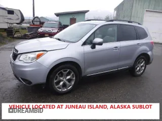 2015 Subaru Forester Touring with VIN JF2SJAUC3FH469224, listed as a Copart auction lot 55663795 with 63,896 mi miles and Non repairable. Bid and sale history available at DreamBid. Image 1.