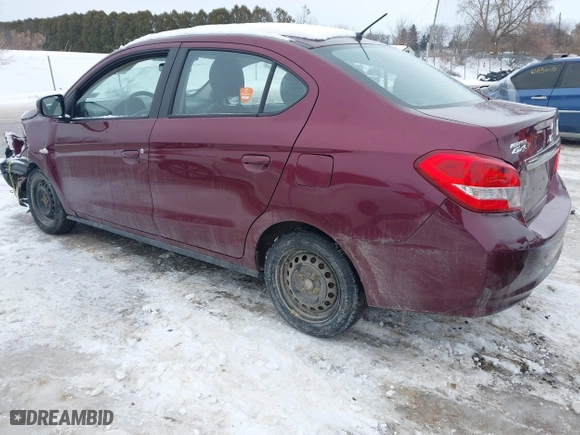 2020 Mitsubishi Mirage G4 ES with VIN ML32F3FJXLHF01904, listed as a IAAI auction lot 41546309 with 78,134 mi miles. Bid and sale history available at carsss.com. Image 3.