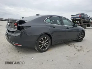 2015 Acura TLX V6 Advance with VIN 19UUB2F77FA002604, listed as a Copart auction lot 48349805 with 125,276 mi miles and Salvage Title. Bid and sale history available at carsss.com. Image 3.