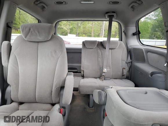 2006 Kia Sedona LX with VIN KNDMB233666045365, listed as a Copart auction lot 52853325 with 171,091 mi miles and Salvage Title. Bid and sale history available at carsss.com. Image 10.