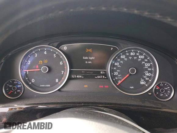 2016 Volkswagen Touareg Sport with VIN WVGEF9BP3GD007543, listed as a Copart auction lot 52806715 with 121,404 mi miles and Salvage Title. Bid and sale history available at DreamBid. Image 9.