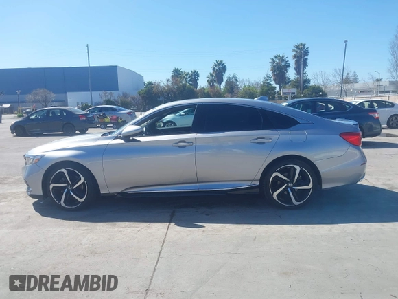 2019 Honda Accord Sedan Sport 1.5T with VIN 1HGCV1F30KA033438, listed as a IAAI auction lot 41758952 with 56,510 mi miles. Bid and sale history available at carsss.com. Image 14.