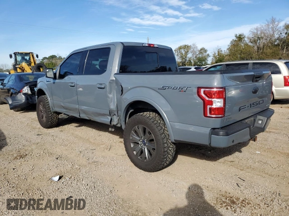 2020 Ford F-150 XL with VIN 1FTEW1EPXLKD55749, listed as a Copart auction lot 88513225 with 102,147 mi miles and Salvage Title. Bid and sale history available at carsss.com. Image 2.