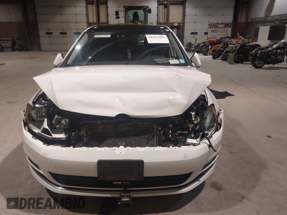 2017 Volkswagen Golf S with VIN 3VW217AU1HM040979, listed as a IAAI auction lot 41137497 with 37,400 mi miles and . Bid and sale history available at DreamBid. Image 12.