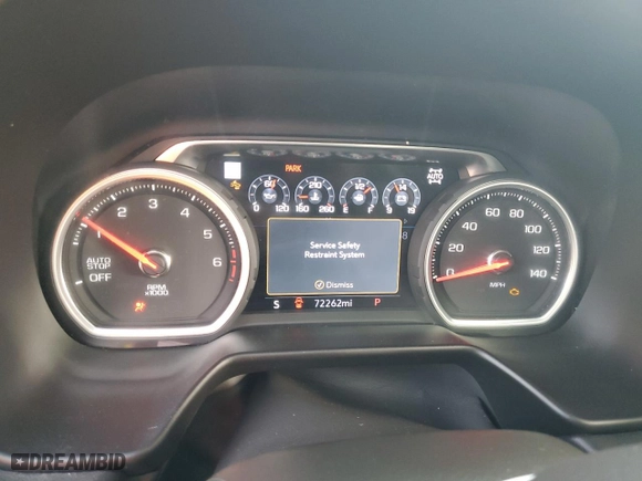 2021 Chevrolet Tahoe Premier with VIN 1GNSKSKD9MR259383, listed as a Copart auction lot 65851524 with 72,262 mi miles and Salvage Title. Bid and sale history available at carsss.com. Image 9.