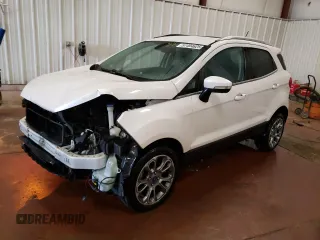 2018 Ford EcoSport Titanium z VIN MAJ6P1WL7JC158371, wystawiony jako Copart lot #57494625 z przebiegiem 92 893 mil mil oraz Czysty tytuł • Clean title. Historia ofert i sprzedaży dostępna na DreamBid. Obrazek 1.