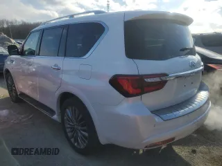 2019 Infiniti QX80 LUXE with VIN JN8AZ2NE3K9235859, listed as a Copart auction lot 88677275 with 65,087 mi miles and Salvage Title. Bid and sale history available at carsss.com. Image 2.