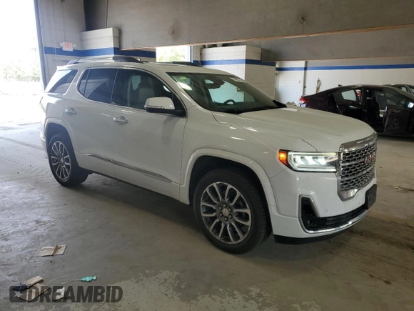 2021 GMC Acadia Denali with VIN 1GKKNPLS8MZ116049, listed as a Copart auction lot 54493275 with 45,867 mi miles and Salvage title. Bid and sale history available at DreamBid. Image 4.
