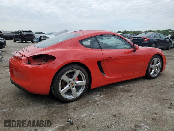 2016 Porsche Cayman S with VIN WP0AB2A80GK185261, listed as a Copart auction lot 52135744 with 80,607 mi miles and . Bid and sale history available at DreamBid. Image 3.