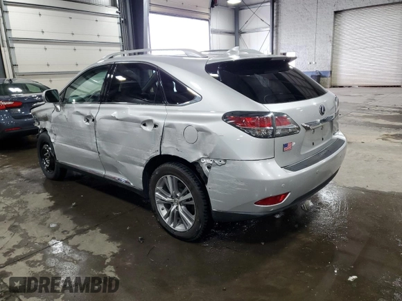 2015 Lexus RX 450h z VIN 2T2BC1BAXFC003493, wystawiony jako Copart lot #53108295 z przebiegiem 60 166 mil mil oraz Szkoda całkowita • Salvage title. Historia ofert i sprzedaży dostępna na DreamBid. Obrazek 2.