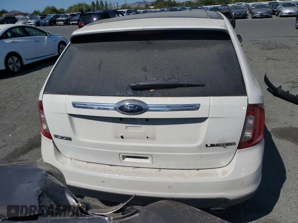 2013 Ford Edge Limited with VIN 2FMDK3KC6DBE07874, listed as a Copart auction lot 62409265 with 171,978 mi miles and Salvage title. Bid and sale history available at DreamBid. Image 6.