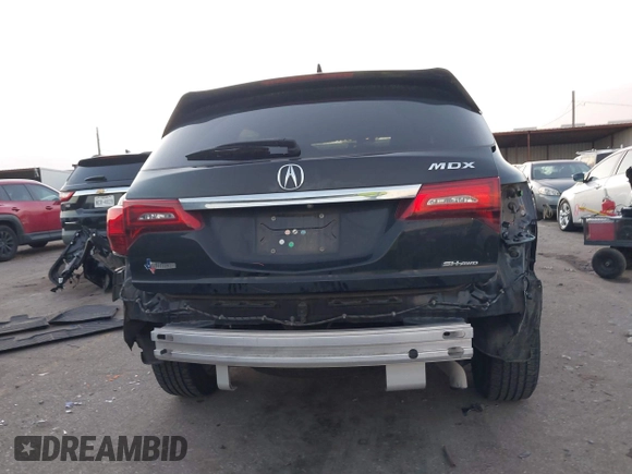 2014 Acura MDX Tech Pkg with VIN 5FRYD4H4XEB027753, listed as a IAAI auction lot 41131970 with 103,586 mi miles. Bid and sale history available at carsss.com. Image 6.