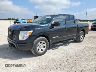 2021 Nissan Titan S with VIN 1N6AA1EE9MN522594, listed as a Copart auction lot 58622125 with 72,738 mi miles and Clean title. Bid and sale history available at DreamBid. Image 1.