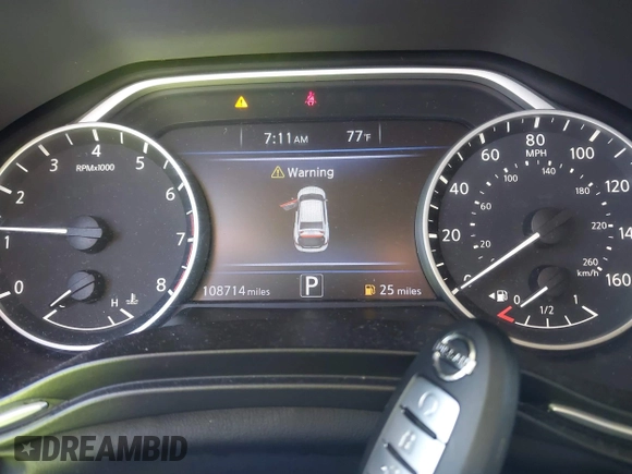 2018 Nissan Maxima SL with VIN 1N4AA6AP6JC385831, listed as a IAAI auction lot 41947837 with 108,714 mi miles and . Bid and sale history available at DreamBid. Image 7.