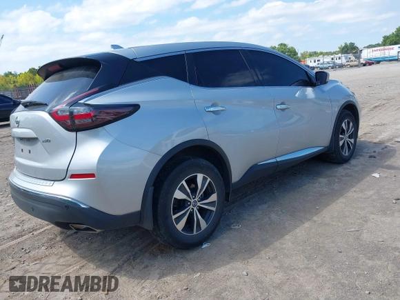 2020 Nissan Murano S with VIN 5N1AZ2AS4LN173240, listed as a IAAI auction lot 37473427 with 53,915 mi miles and . Bid and sale history available at DreamBid. Image 4.