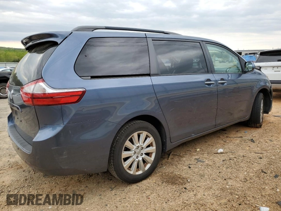 2015 Toyota Sienna Ltd with VIN 5TDDK3DC1FS118792, listed as a Copart auction lot 53094225 with 119,132 mi miles and Salvage Title. Bid and sale history available at carsss.com. Image 3.