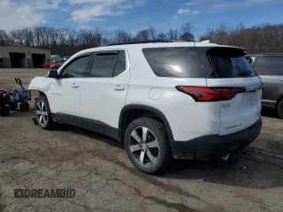 2022 Chevrolet Traverse LT z VIN 1GNEVHKW7NJ156164, wystawiony jako Copart lot #50160045 z przebiegiem 45 424 mil mil oraz Szkoda całkowita • Salvage title. Historia ofert i sprzedaży dostępna na DreamBid. Obrazek 2.