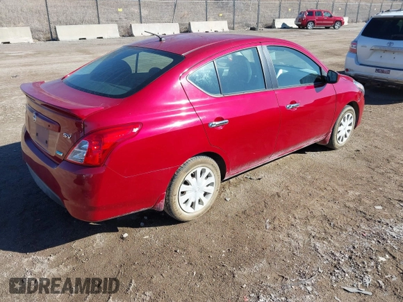 2015 Nissan Versa S Plus with VIN 3N1CN7AP1FL829662, listed as a IAAI auction lot 41680995 with 152,992 mi miles. Bid and sale history available at carsss.com. Image 4.