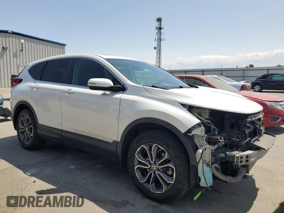 2020 Honda CR-V EX with VIN 2HKRW2H57LH690015, listed as a Copart auction lot 62112605 with 78,684 mi miles and Salvage title. Bid and sale history available at DreamBid. Image 4.