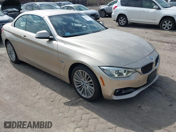 2015 BMW 4 Series 435i xDrive with VIN WBA3T7C51FP942320, listed as a IAAI auction lot 42059717 with 81,815 mi miles and . Bid and sale history available at DreamBid. Image 1.