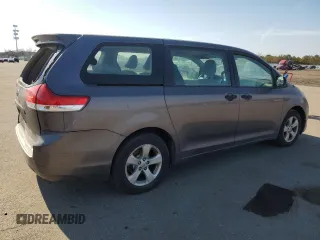 2013 Toyota Sienna L with VIN 5TDZK3DC5DS389664, listed as a Copart auction lot 46168265 with 79,962 mi miles and Salvage Title. Bid and sale history available at carsss.com. Image 3.