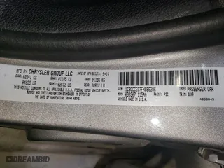 2015 Chrysler 200 C with VIN 1C3CCCEG7FN586286, listed as a Copart auction lot 50454725 with 158,586 mi miles and Clean Title. Bid and sale history available at carsss.com. Image 12.
