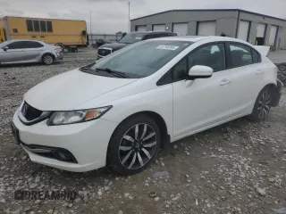 2015 Honda Civic EX-L z VIN 19XFB2F93FE007143, wystawiony jako Copart lot #55758095 z przebiegiem 137 395 mil mil oraz Szkody całkowita. Historia ofert i sprzedaży dostępna na DreamBid. Obrazek 1.