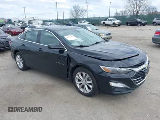 2019 Chevrolet Malibu LT with VIN 1G1ZD5ST3KF156204, listed as a IAAI auction lot 41891348 with 106,219 mi miles and . Bid and sale history available at DreamBid. Image 1.