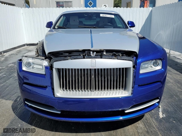 2015 Rolls-Royce Wraith with VIN SCA665C55FUX85086, listed as a Copart auction lot 48961135 with 31,124 mi miles and Salvage Title. Bid and sale history available at carsss.com. Image 5.