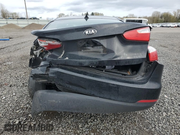 2016 Kia Forte LX with VIN KNAFK4A68G5577013, listed as a Copart auction lot 50784435 with 103,742 mi miles and Salvage Title. Bid and sale history available at carsss.com. Image 6.
