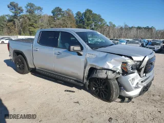 2021 GMC Sierra 1500 Elevation with VIN 3GTU9CET6MG198323, listed as a Copart auction lot 87413764 with 70,484 mi miles and Salvage Title. Bid and sale history available at carsss.com. Image 4.