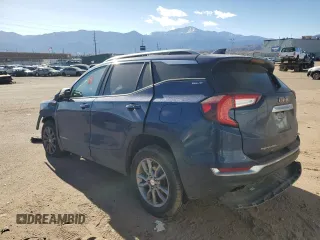 2023 GMC Terrain SLT with VIN 3GKALVEG9PL173483, listed as a Copart auction lot 43944655 with Not Provided miles and Salvage Title. Bid and sale history available at carsss.com. Image 2.