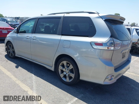 2017 Toyota Sienna SE with VIN 5TDXZ3DC8HS796970, listed as a IAAI auction lot 42272964 with 114,237 mi miles and . Bid and sale history available at DreamBid. Image 3.