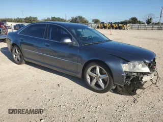 2008 Audi A8 L 4.2L with VIN WAUMV94E08N005238, listed as a Copart auction lot 79570164 with 130,884 mi miles and Salvage Title. Bid and sale history available at carsss.com. Image 4.