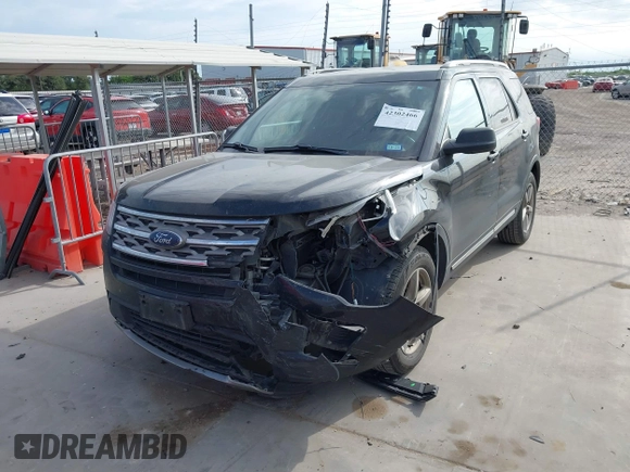 2018 Ford Explorer XLT с VIN 1FM5K7D83JGA97580, выставлен на аукционе IAAI как лот 42302466 с пробегом 153 546 миль миль и . История ставок и продаж доступна на DreamBid. Изображение 2.