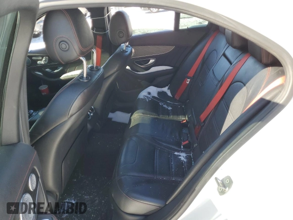 2017 Mercedes-Benz C 43 AMG with VIN 55SWF6EB2HU198159, listed as a Copart auction lot 44592335 with 101,243 mi miles and Clean Title. Bid and sale history available at DreamBid. Image 10.