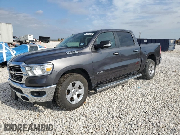 2020 Ram 1500 Big Horn with VIN 1C6RREFT3LN117968, listed as a Copart auction lot 87914735 with 62,523 mi miles and Clean title. Bid and sale history available at DreamBid. Image 1.